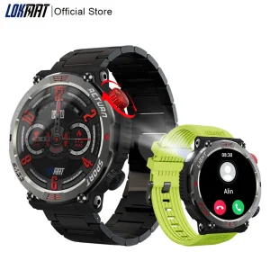 Flashlight Smart Watch Bluetooth Waterproof.