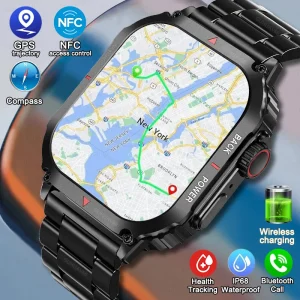 Smart Watch Men Outdoor  GPS Sports Fitness Tracker