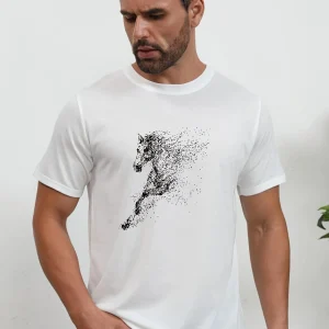 Mens T-shirt,  Crew Neck Tee Short Sleeve